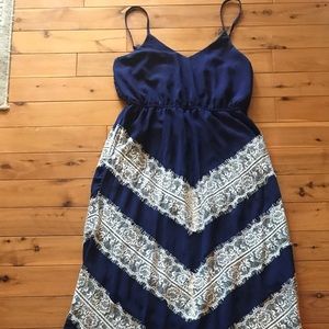 Francesca’s Collection Lace cami maxi dress